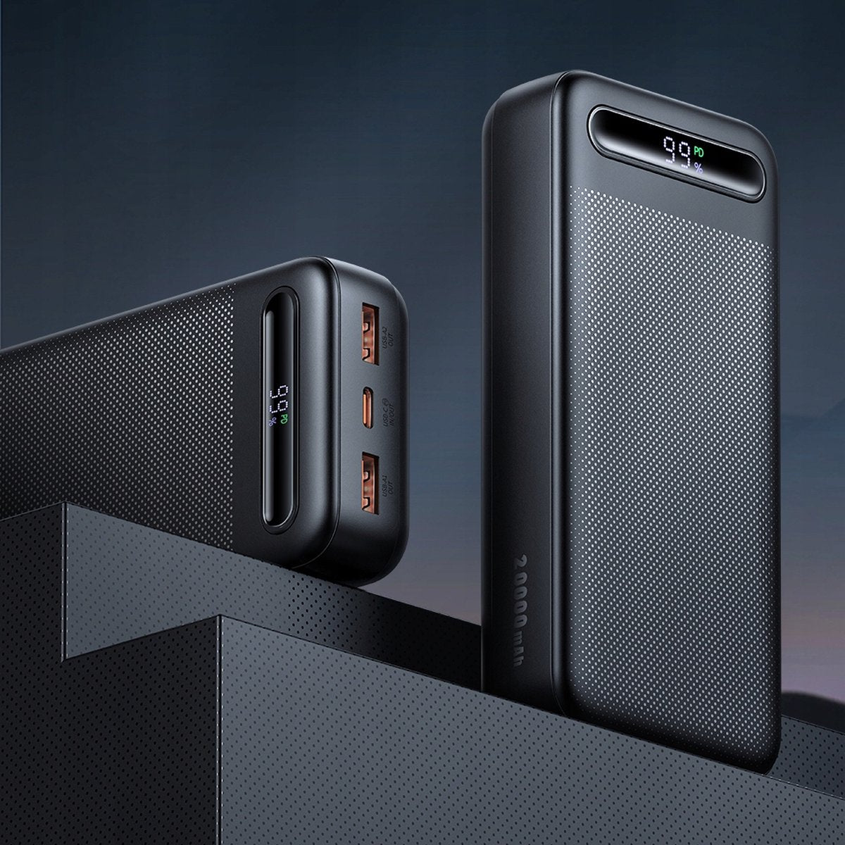 Mcdodo Digital Display 20000mAh 22.5W Power Bank / بوربانك بشاشة رقمية (20000 ميلي أمبير) وقدرة (22.5واط) من مكدودو