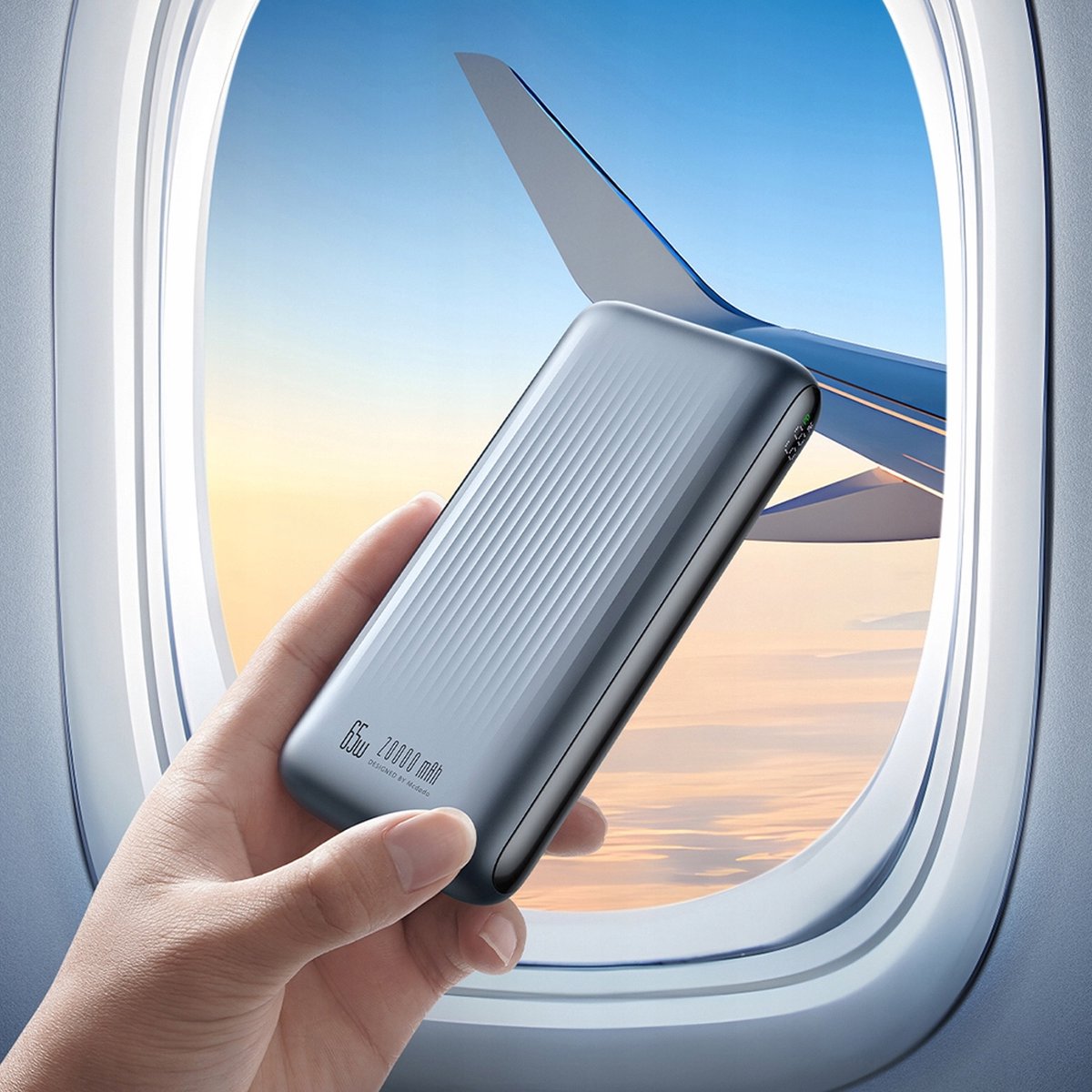 Mcdodo Digital Display 20000mAh 65W Power Bank /. بوربانك بشاشة رقمية ( 20000 ميلي أمبير) وقدرة (65واط) من مكدودو