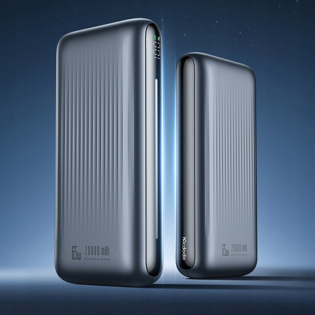 Mcdodo Digital Display 20000mAh 65W Power Bank /. بوربانك بشاشة رقمية ( 20000 ميلي أمبير) وقدرة (65واط) من مكدودو