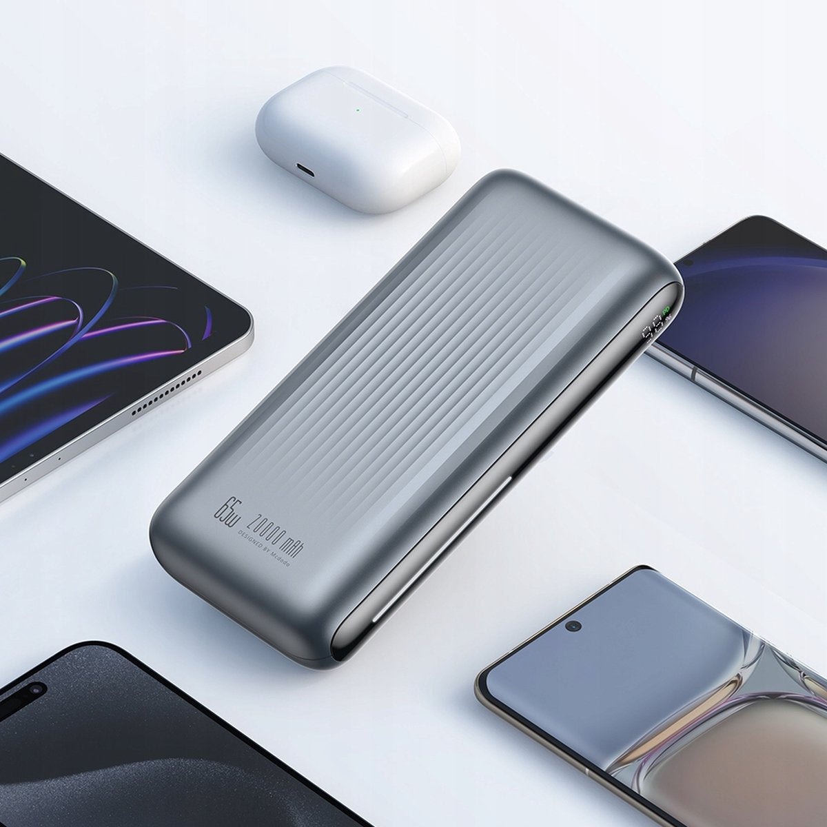 Mcdodo Digital Display 20000mAh 65W Power Bank /. بوربانك بشاشة رقمية ( 20000 ميلي أمبير) وقدرة (65واط) من مكدودو