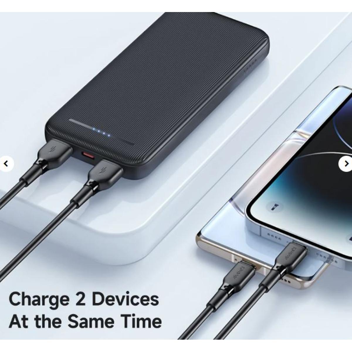 Mcdodo LED 10000 mAh Dual USB Power Bank / بور بانك (10000 ميلي أمبير) بمنفذين (يو أس بي) من مكدودو