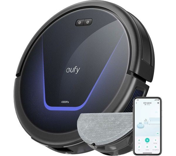 Eufy G50 Hybrid Robot Vacuum Cleaner / مكنسة روبوت ذكية (جي50) للمسح والتكنيس من أنكر-يوفي