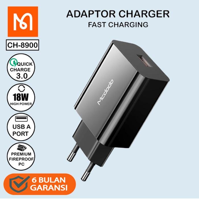 Mcdodo 18W Quick Charger Kit/ شاحن سريع (18واط) مع كيبل بيانات من مكدودو