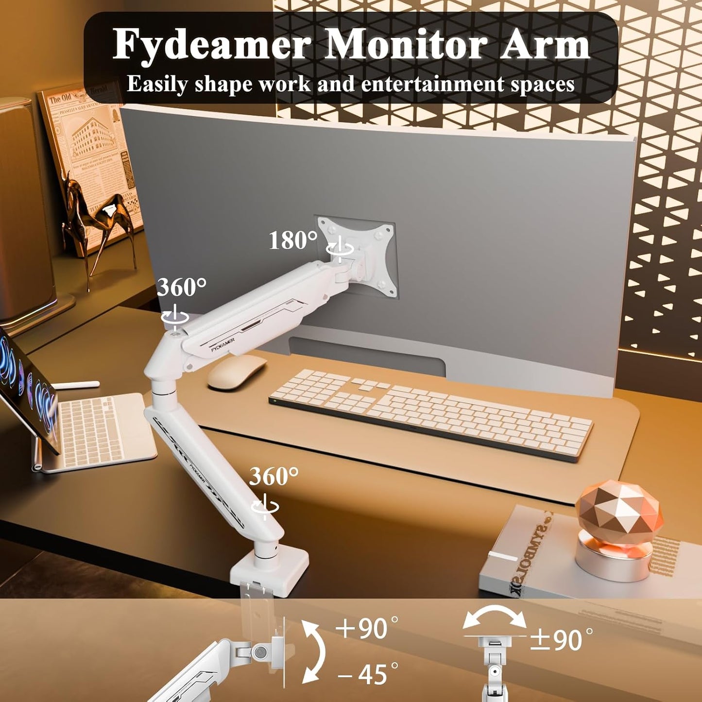 Fydeamer PC Monitor Arm for 17-35 inch