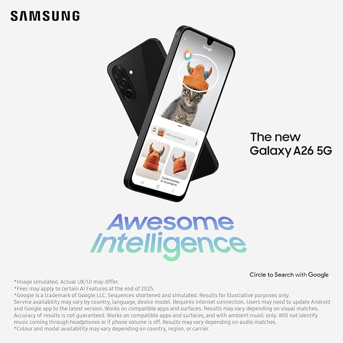Samsung Galaxy A26 5G Mobile /. هاتف جلاكسي (إى26) الجيل الخامس من سامسونج