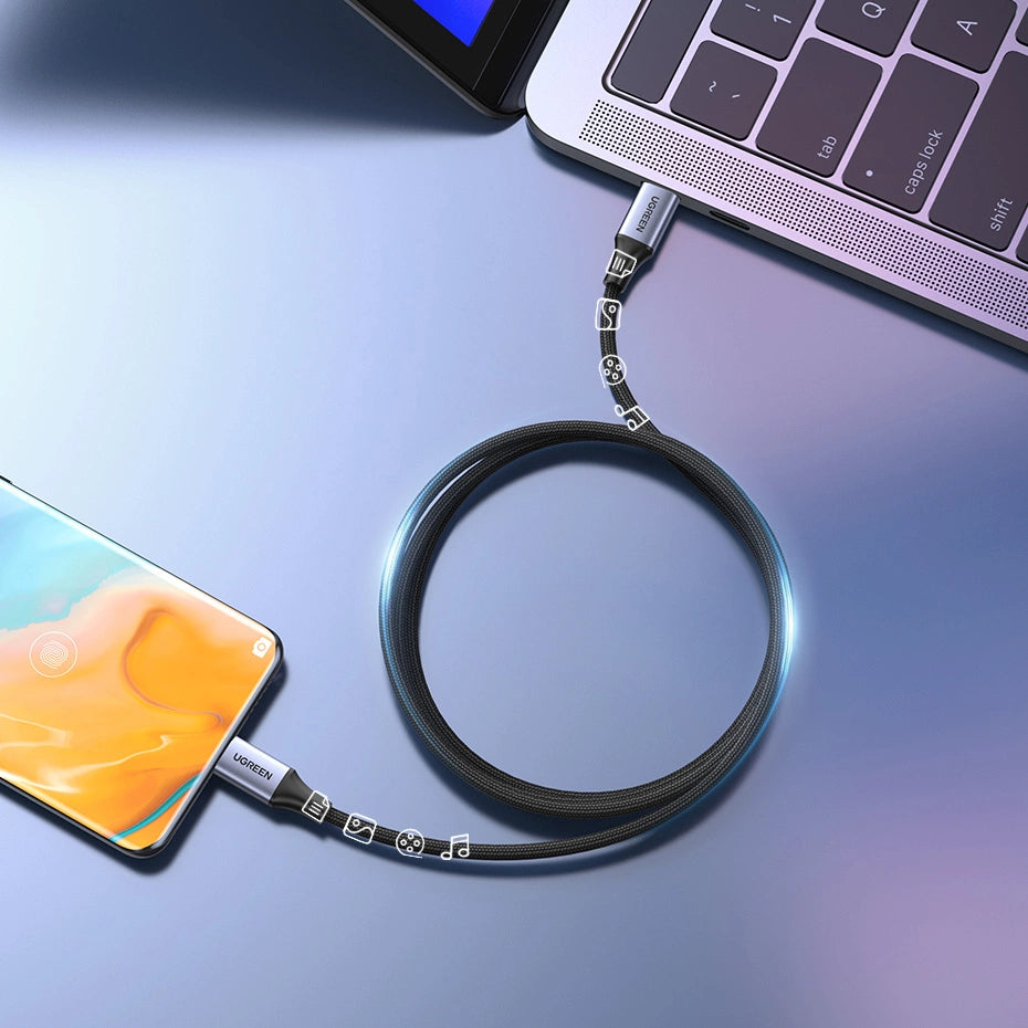 Ugreen USB-C to USB-C 240W 1m Cable / كيبل شحن ونقل بيانات (تايب-سي) من يوجرين