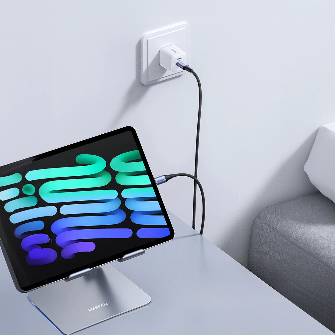 Ugreen USB-C to USB-C 240W 1m Cable / كيبل شحن ونقل بيانات (تايب-سي) من يوجرين
