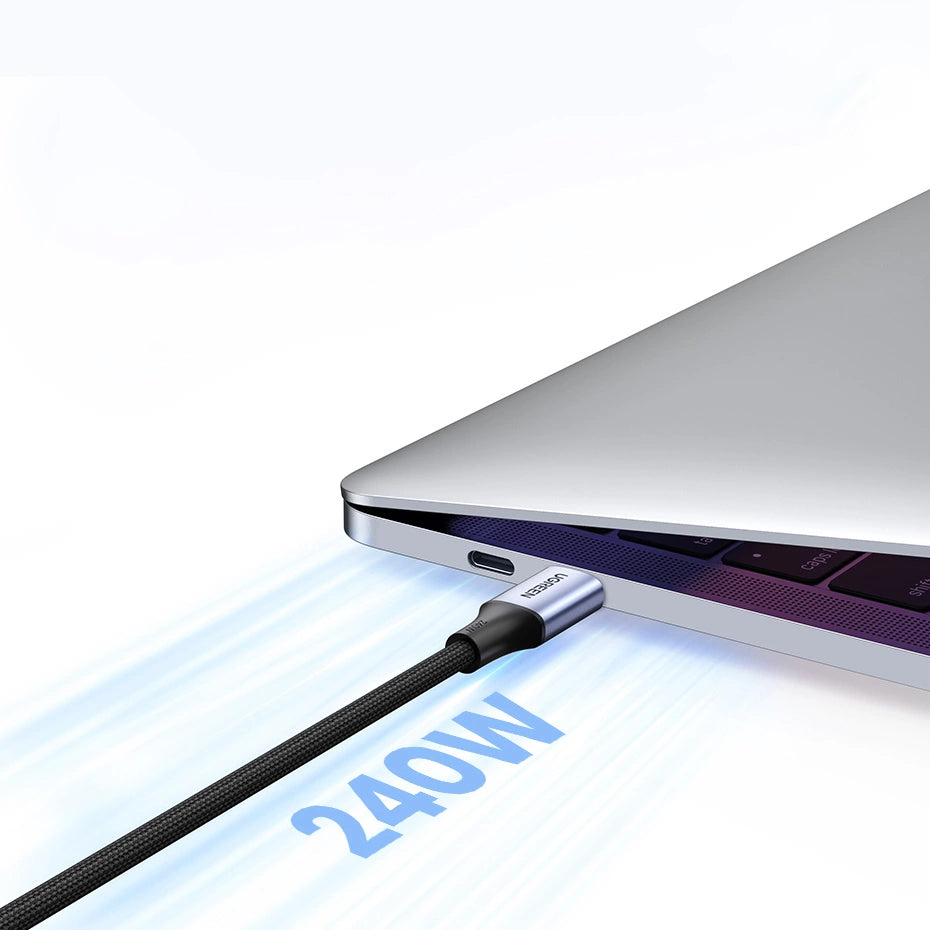 Ugreen USB-C to USB-C 240W 1m Cable / كيبل شحن ونقل بيانات (تايب-سي) من يوجرين