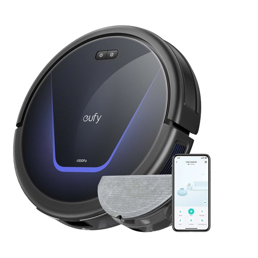 Eufy G50 Hybrid Robot Vacuum Cleaner / مكنسة روبوت ذكية (جي50) للمسح والتكنيس من أنكر-يوفي