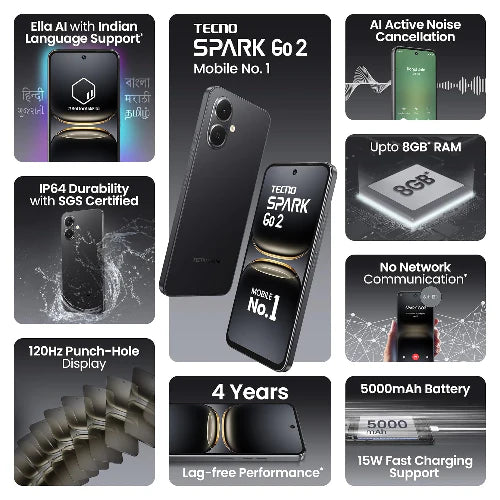 Tecno Spark Go2 Mobile / تيكنو .GO2 هاتف سبارك