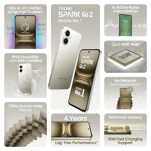 Tecno Spark Go2 Mobile / تيكنو .GO2 هاتف سبارك