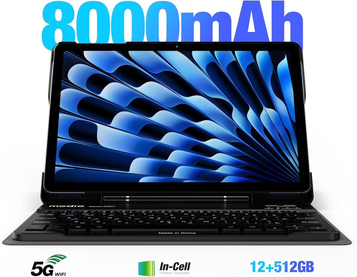 Modio In-Cell M91 10.95" 5G Tablet /. تابلت (ام91) الجيل الخامس من موديو