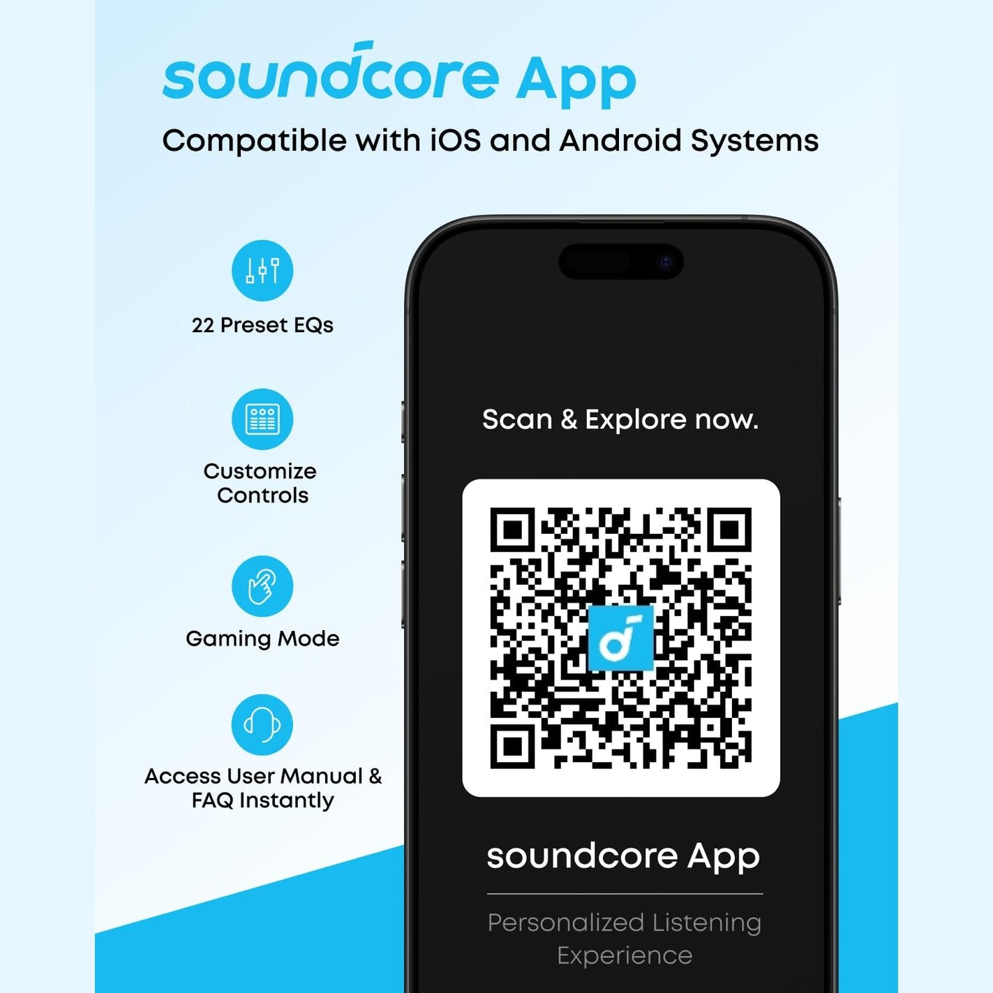 Anker Soundcore R50i NC Earbuds / سماعات الأذن (آر50آي) بخاصية إلغاء الضوضاء من أنكر