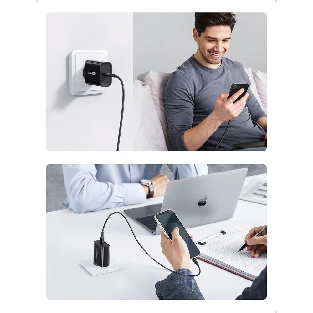 Ugreen USB-C 20W Wall Charger / شاحن بقدرة ٢٠ واط من يوجرين
