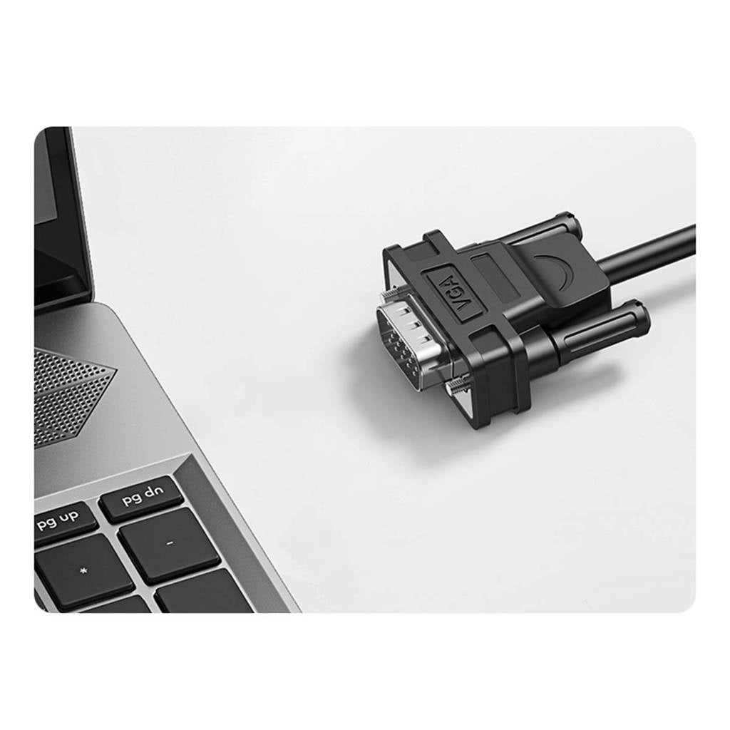 Ugreen VGA (male) to HDMI (female) Adapter / محول شاشة الكمبيوتر القديمة إلى شاشة عالية الجودة من يوجرين