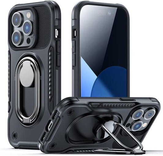 iPhone 14 Pro Dual-Hinge Protective Case / غطاء حماية مع حمالة مدمجة (آيفون 14 برو) من جوي روم