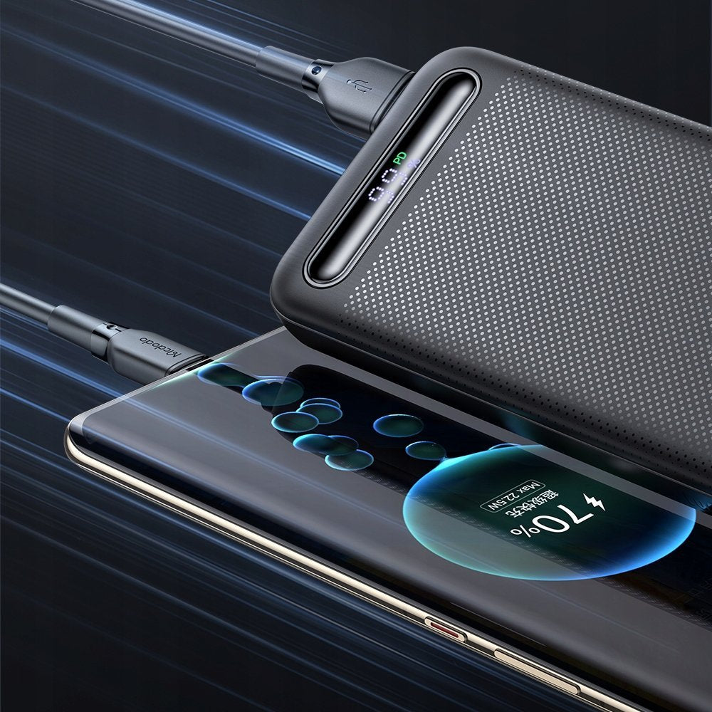 Mcdodo Digital Display 10000mAh 22.5W Power Bank /. بوربانك بشاشة رقمية (10000ميلي أمبير) وقدرة (22.5واط) من مكدودو