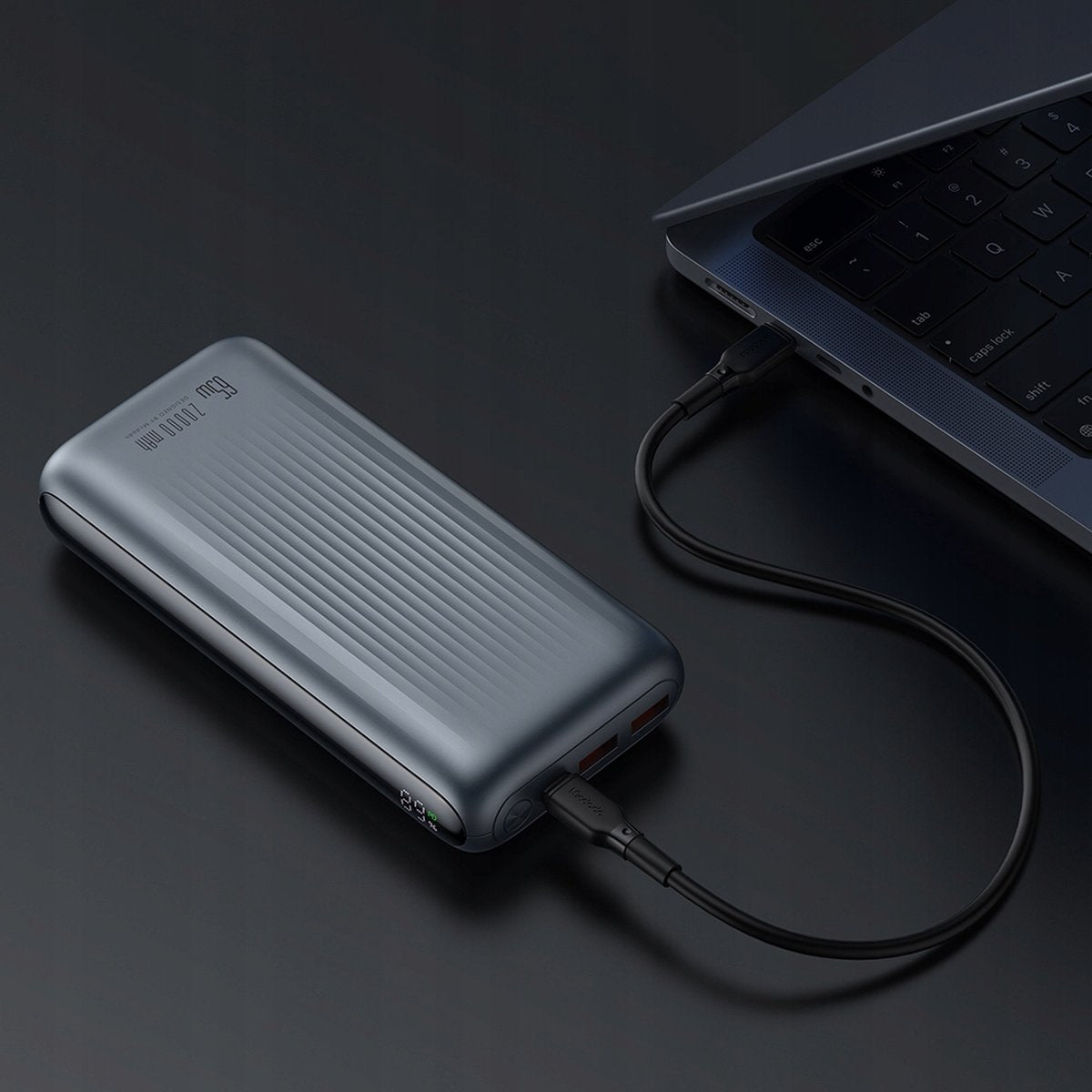 Mcdodo Digital Display 20000mAh 65W Power Bank /. بوربانك بشاشة رقمية ( 20000 ميلي أمبير) وقدرة (65واط) من مكدودو