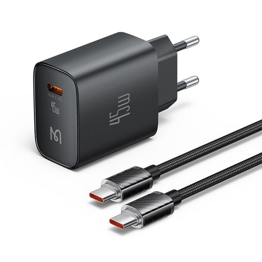 Mcdodo 45W USB-C Fast Charger Set /. شاحن سريع (45واط) بمنفذ (تايب-سي) مع كيبل من مكدودو