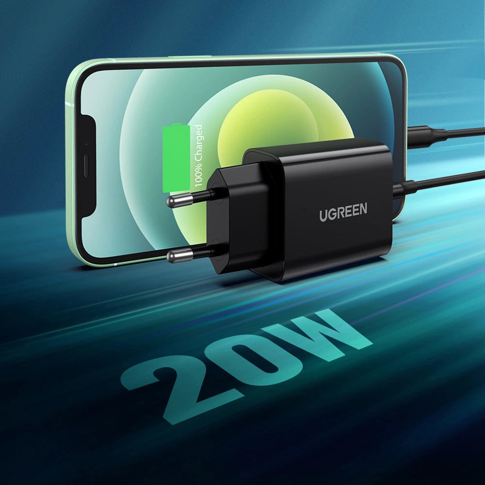 Ugreen USB-C 20W Wall Charger / شاحن بقدرة ٢٠ واط من يوجرين