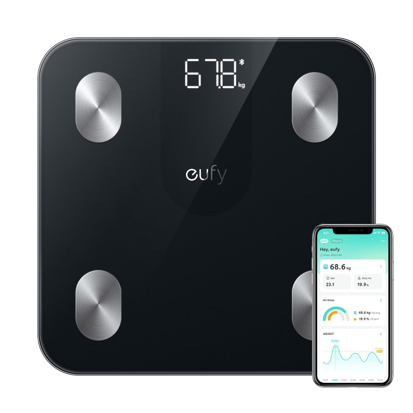 Eufy A1 Smart Scale / ميزان ذكي يعطي مؤشرات صحية شاملة من أنكر-يوفي