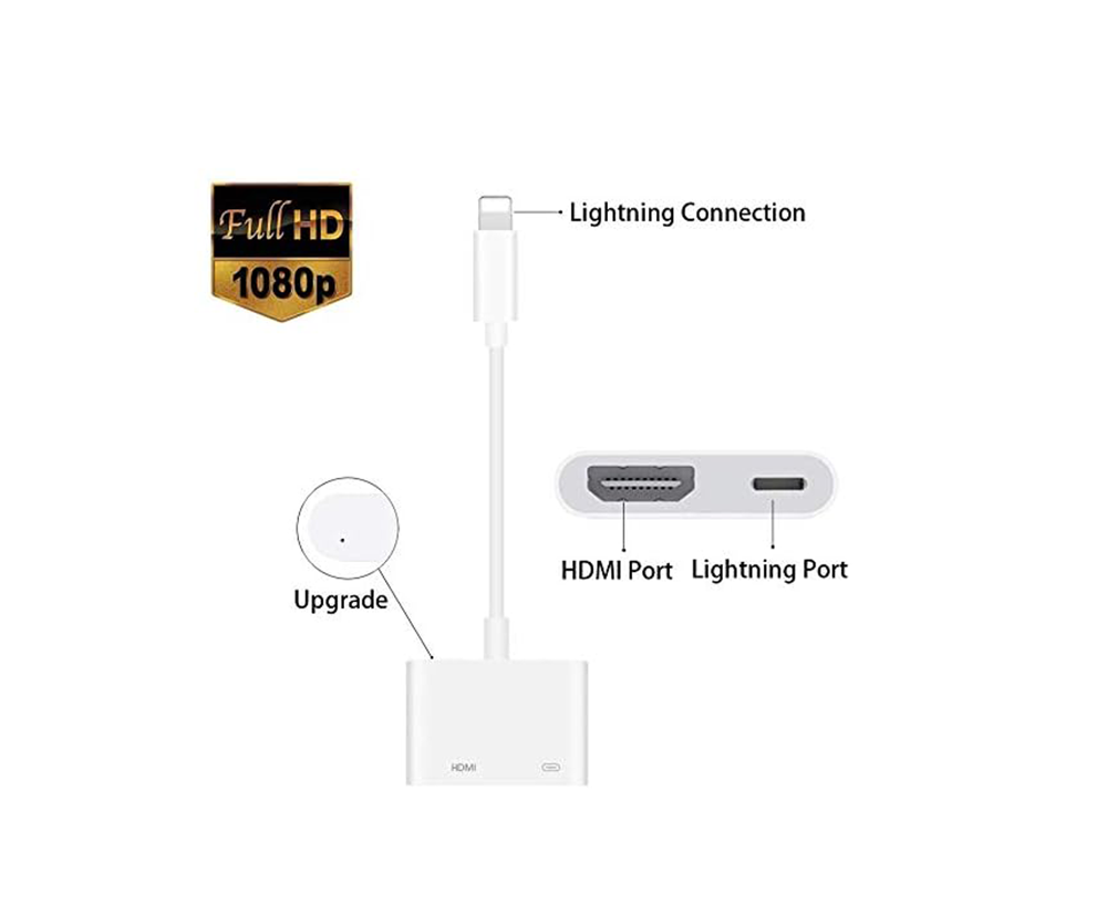 Apple Lightning Digital AV Adapter / محول لايتننغ إلى أوديو-فيديو من أبل