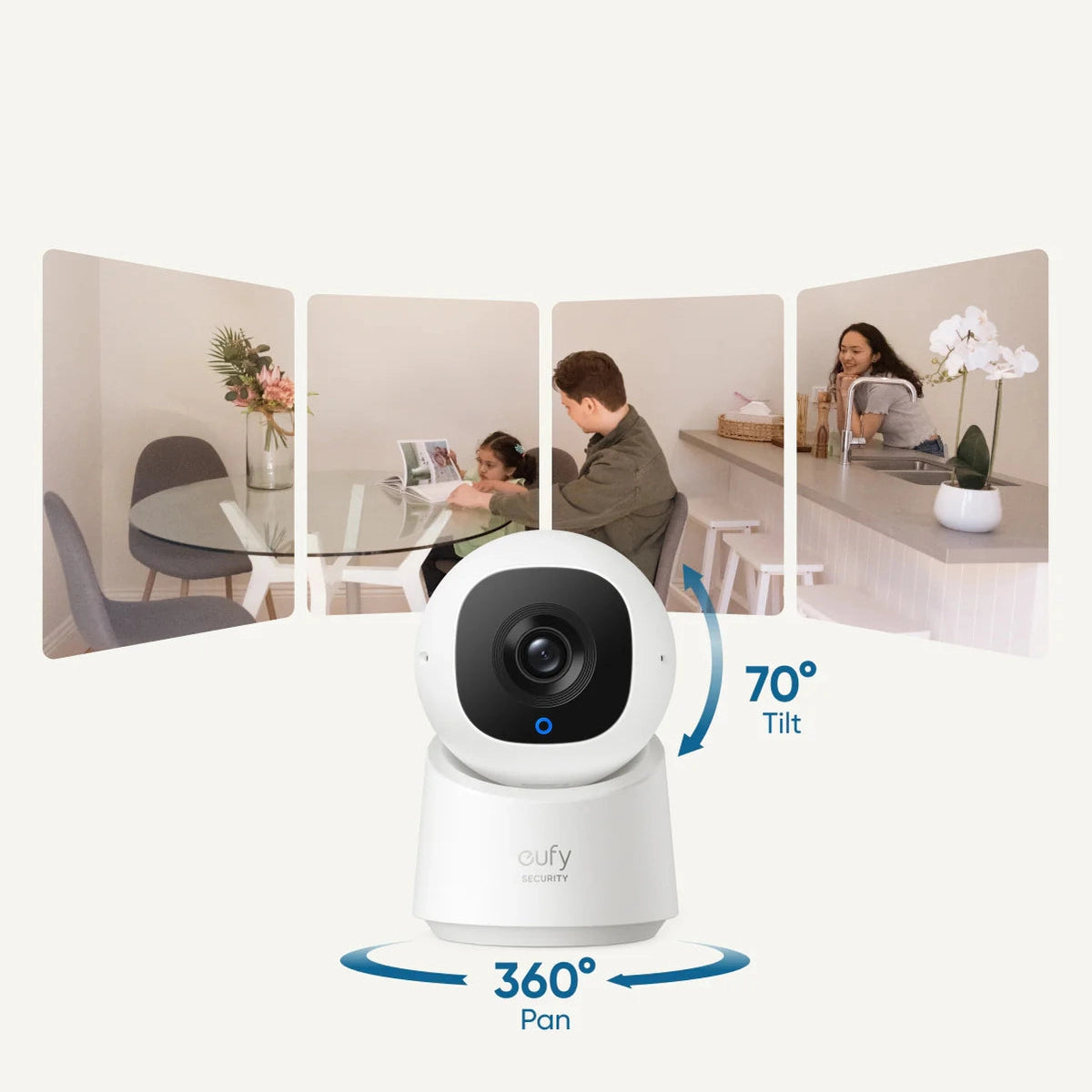 Eufy C220 Security Indoor Cam / كاميرا مراقبة داخلية (سي 220) من أنكر-يوفي