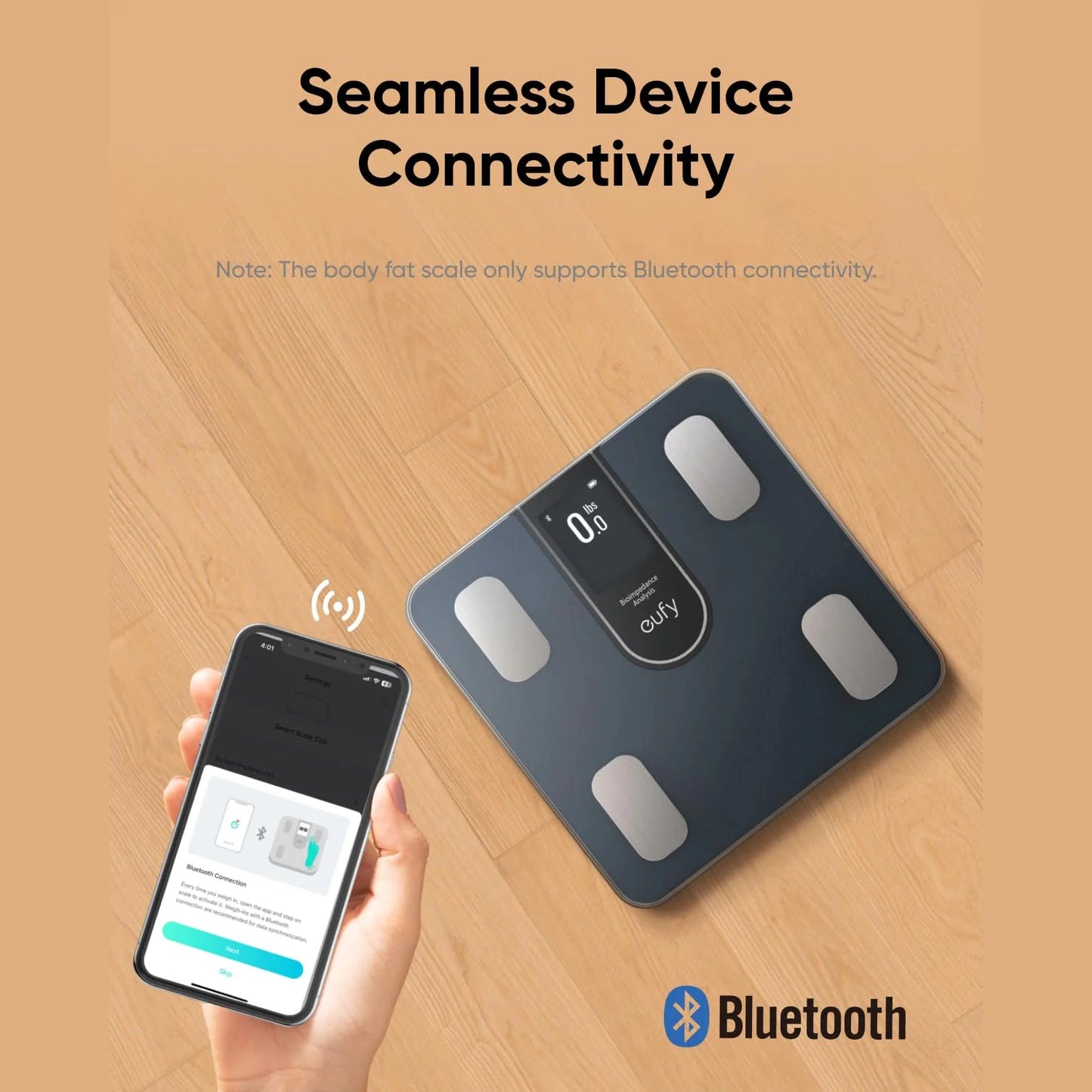 Eufy C20 Smart Scale / ميزان ذكي (سي 20) لتحليل تكوين الجسم من أنكر-يوفي