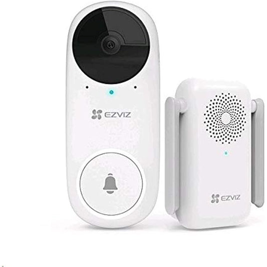 EZVIZ DB2C WireFree Video Doorbell with Chime / جرس الباب اللاسلكي الذكي مع كاميرا من إيزفز