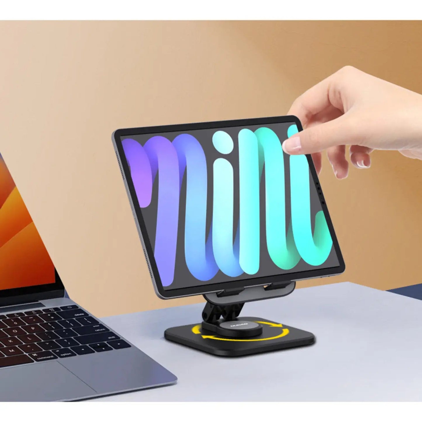 DUDAO Portable 360° Tablet Stand Holder /. حامل مكتبي مرن للتابلت أو الهاتف من دوداو