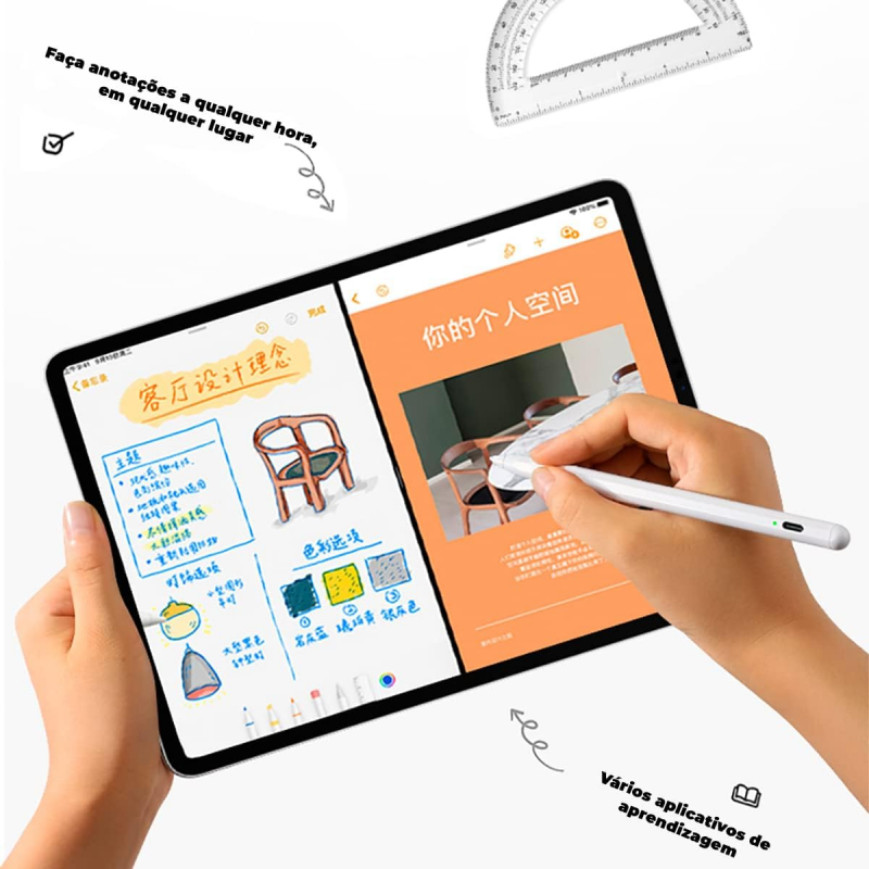 JOYROOM JR-K12 Pens For Android & IOS / قلم ( كي12) الرقمي للأجهزة الذكية من جوي روم