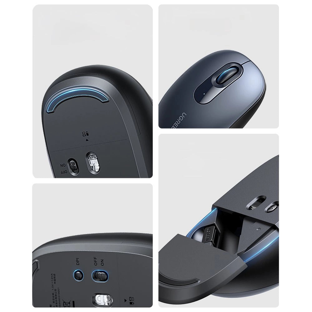 Ugreen USB 2.4GHz Wireless Mouse / فأرة كمبيوتر لاسلكية من يوجرين