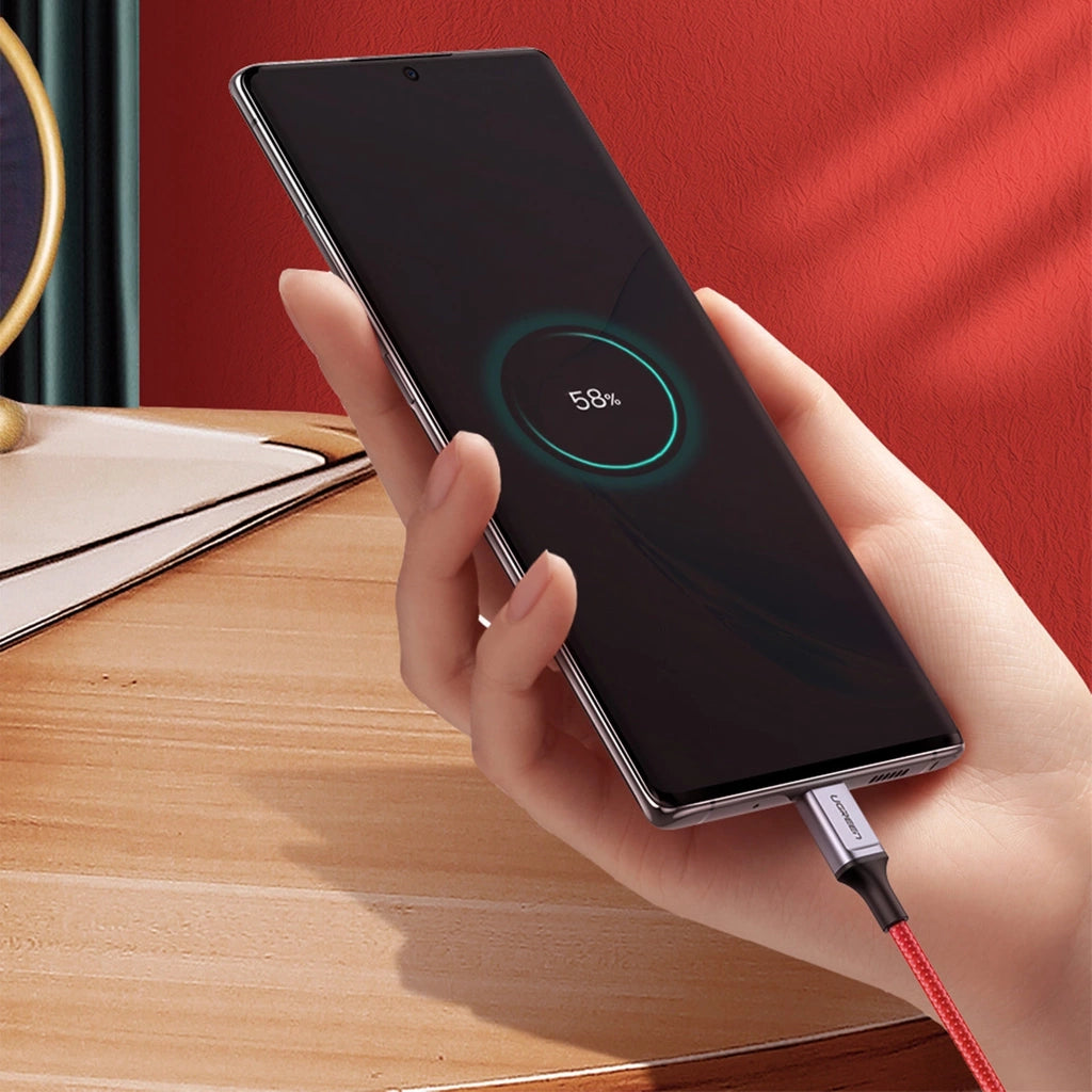 Ugreen USB-C to USB-C 1m Cable / كيبل شحن ونقل بيانات عالي الجودة من يوجرين