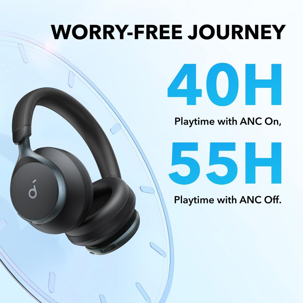 Anker SoundCore Space One ANC Wireless Headphones / سماعات الرأس (سبيس ون) بخاصية إلغاء الضوضاء من أنكر