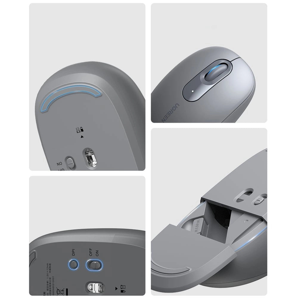 Ugreen 2.4GHz Wireless Mouse / فأرة لاسلكية متعددة الاستخدامات من يوجرين