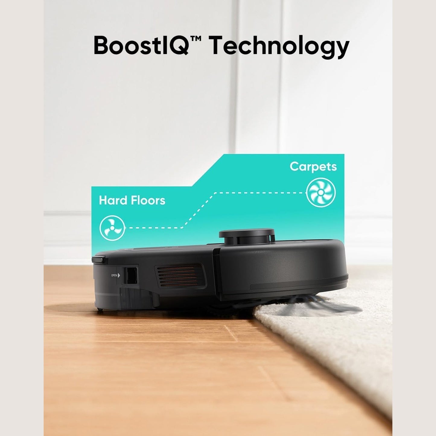 Eufy Clean L60 Hybrid Robovac / مكنسة روبوت ذكية (إل 60) للتنظيف الجاف والمسح من أنكر-يوفي