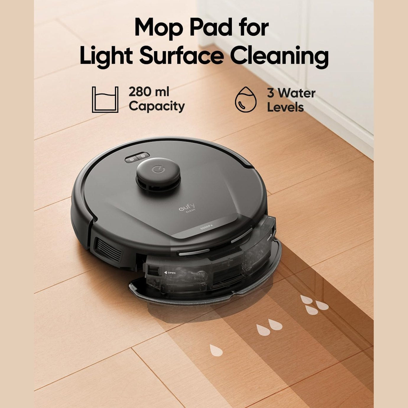 Eufy Clean L60 Hybrid Robovac / مكنسة روبوت ذكية (إل 60) للتنظيف الجاف والمسح من أنكر-يوفي