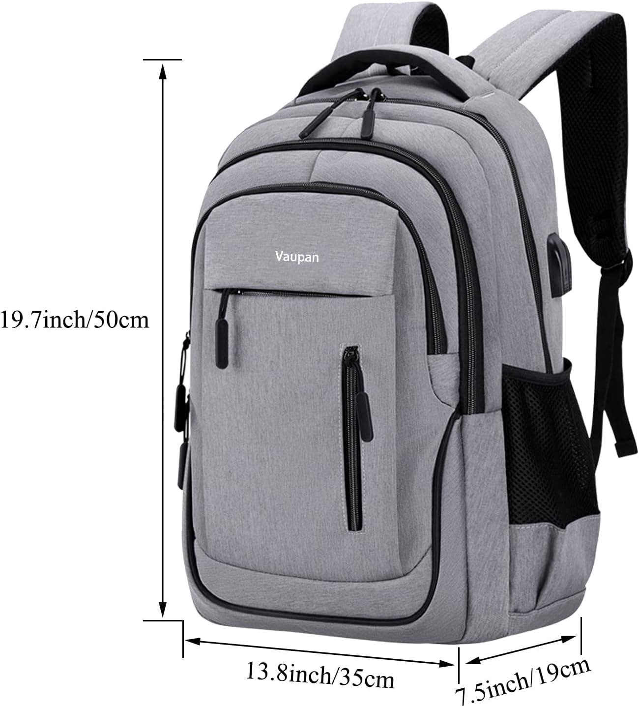 Vaupan Business Travel Laptop Backpack/. حقيبة ظهر متعددة الوظائف من فاوبان