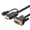 كابل محول UGREEN HDMI إلى VGA بطول 1.5 متر - MM101 - 30449