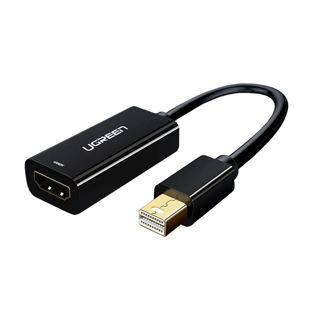 محول UGREEN Mini-DP (ذكر) إلى HDMI (أنثى) بدقة 1080P 