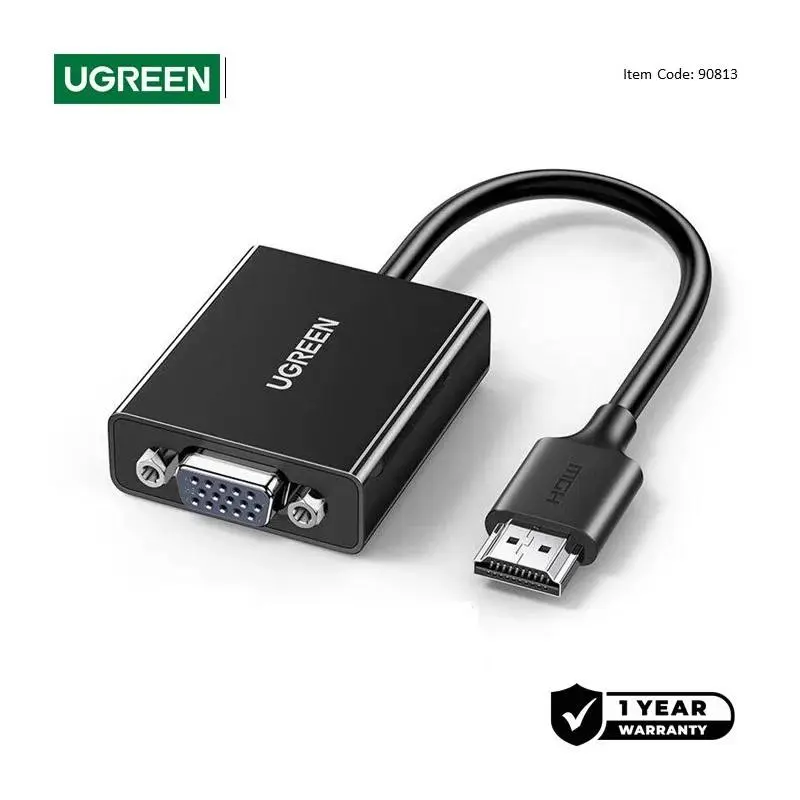 محوّل UGREEN CM611 من HDMI إلى VGA (1080p)
