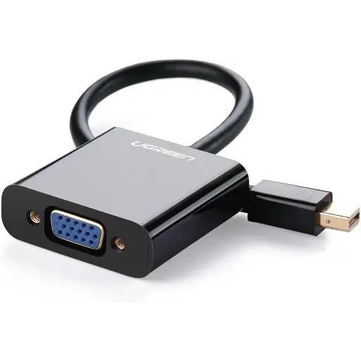 محول UGREEN Mini-DP إلى VGA مع دعم الصوت - MD113 - 10459