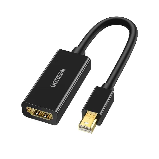 محول UGREEN Mini-DP (ذكر) إلى HDMI (أنثى) بدقة 4K