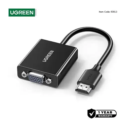 محوّل UGREEN CM611 من HDMI إلى VGA (1080p)
