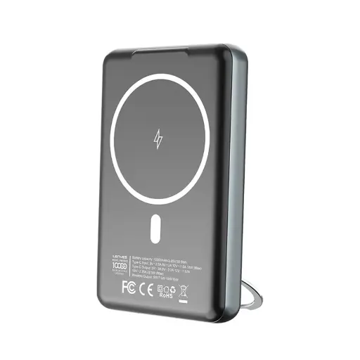 باوربانك Lenyes PW1001D مغناطيسي بسعة 10000mAh مع شحن سلكي 22.5W ولاسلكي 15W